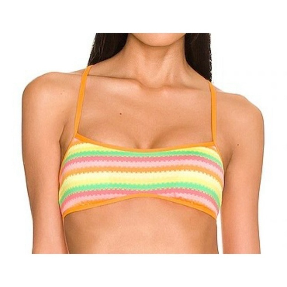 NEW L*SPACE Pamela Bikini Top in Under The Sun